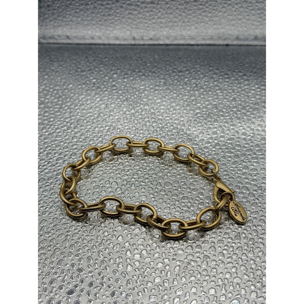 AMANDA BLU SILVER TONE PIPPA BRACELET #50637‎